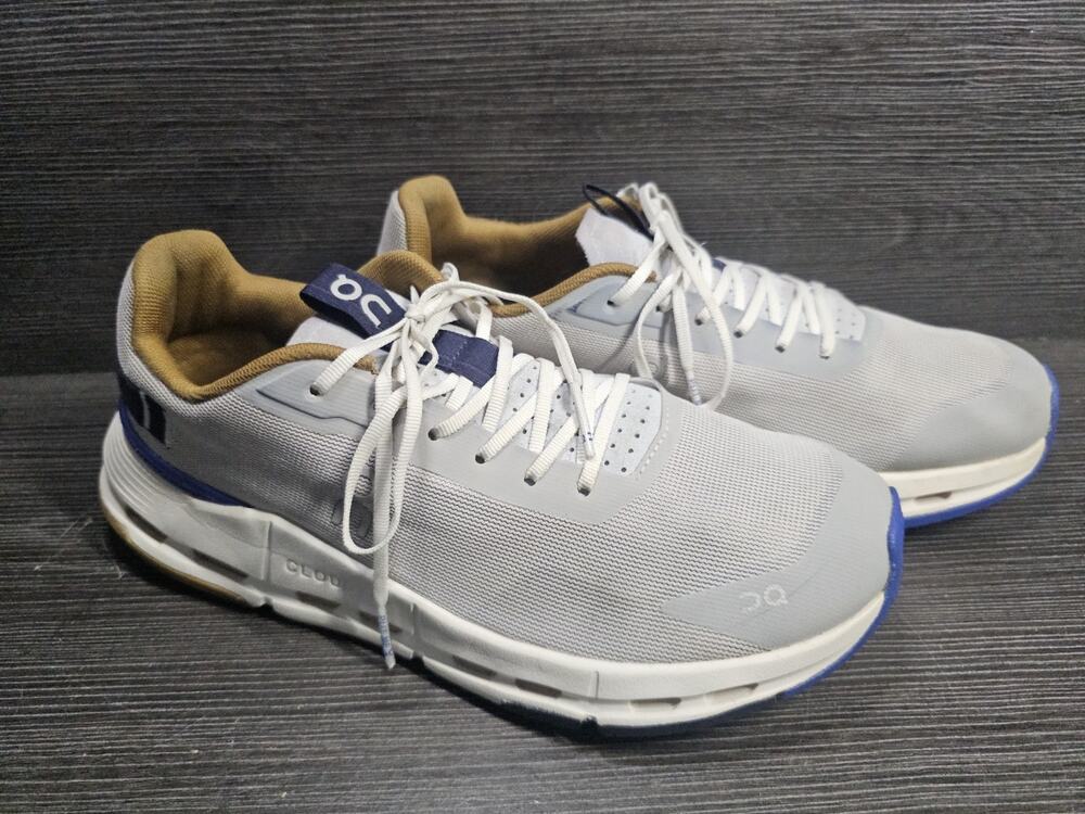 On Cloudnova Silver Heather Grey Form 2 Run Walk Shoes Womens US 9 3WE30172221